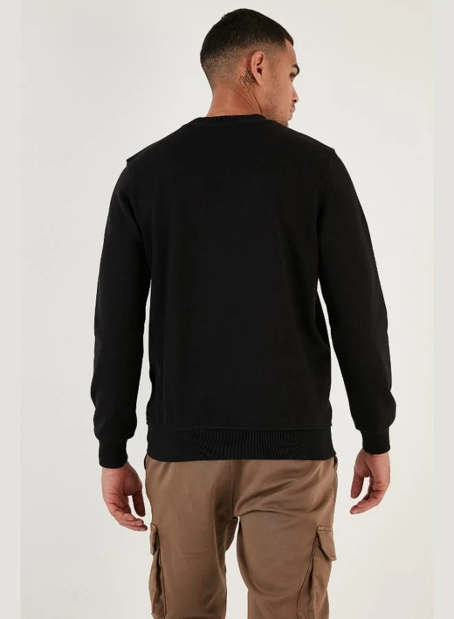 Buratti  Buratti Cotton Relaxed Fit Crew Neck Sweatshirt Men's SWEAT 5905453 for Men | Best Price UAE