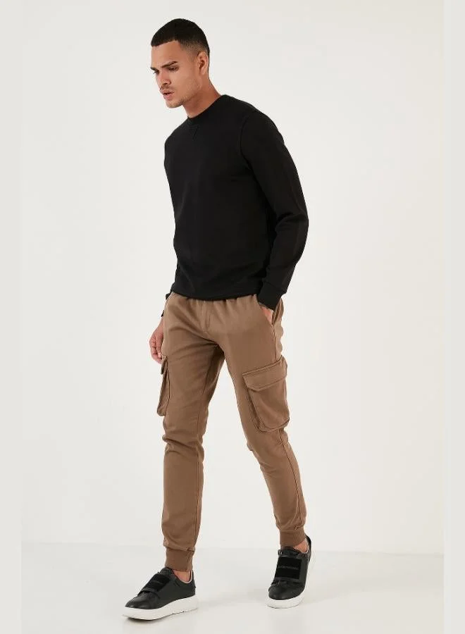 Buratti  Buratti Cotton Relaxed Fit Crew Neck Sweatshirt Men's SWEAT 5905453 for Men | Best Price UAE