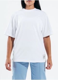 SIGMA FIT Sigma Fit WHITE BASIC OVERSIZED T-SHIRT - M ,Color: white  - Image 1