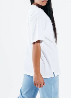 SIGMA FIT Sigma Fit WHITE BASIC OVERSIZED T-SHIRT - M ,Color: white  - Image 2
