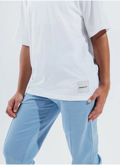 SIGMA FIT Sigma Fit WHITE BASIC OVERSIZED T-SHIRT - M ,Color: white  - Image 4