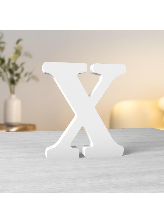 TPGP 6 Inch White Wood Letter - Image 1