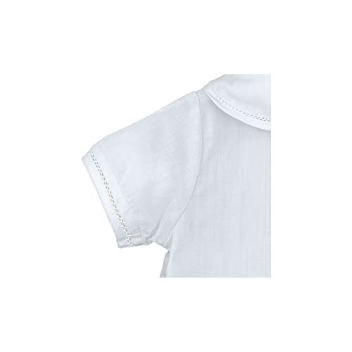 Petit Ami Baby Boys' Sailor Romper with Embroidered Anchors, 6 Months, Blue - Image 4