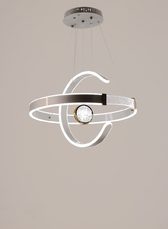 Loquat Modern chandelier, 3 LED lights, with remote control - 626-D500 - Image 2