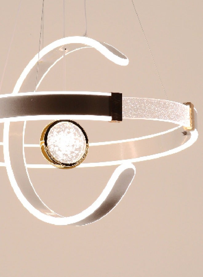 Loquat Modern chandelier, 3 LED lights, with remote control - 626-D500 - Image 4