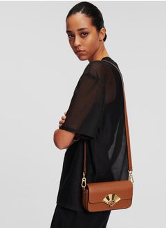 Karl Lagerfeld Paris Karl Lagerfeld Paris Signature Fan leather crossbody bag  - Image 2