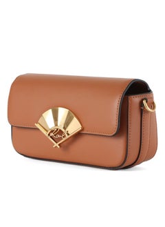 Karl Lagerfeld Paris Karl Lagerfeld Paris Signature Fan leather crossbody bag  - Image 4