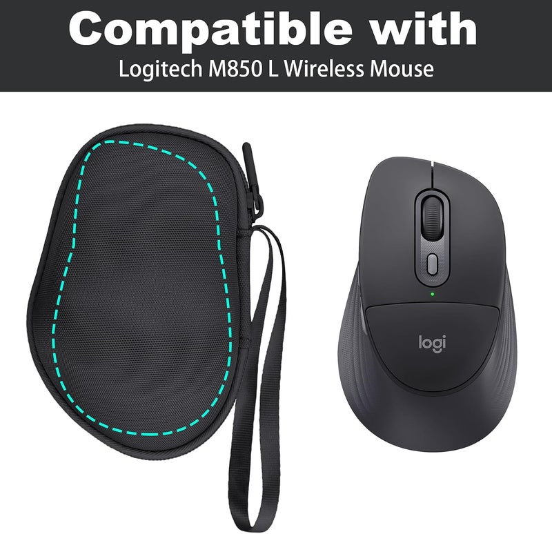 Co2Crea Hard Travel Case for Logitech G604 Lightspeed Wireless Gaming Mouse (Black Case) - Image 4