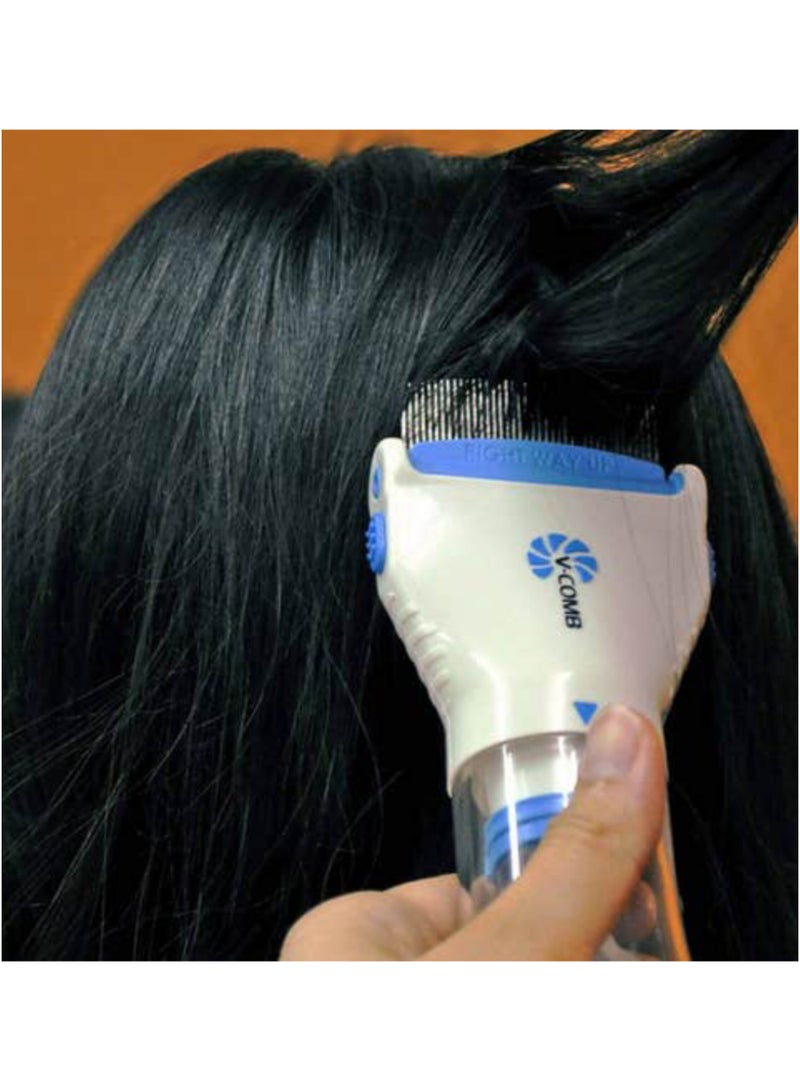 في كومب جهاز كهربائي V-Comb الاحترافي لإزالة القمل والصئبان - Image 4