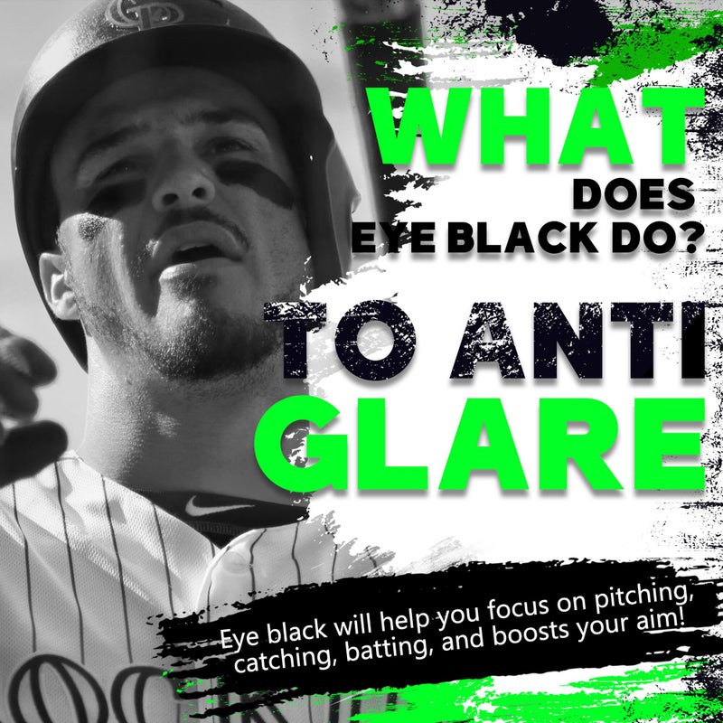 DELISOUL Eye Black Stick,Anti-Glare Eye Black for Baseball Softball Football Hockey Lacrosse,Sweat-Proof Eye Black Grease Paint for Adults Kids,Smooth & Long Lasting,Rich Full Coverage Color,.67 oz - Image 3