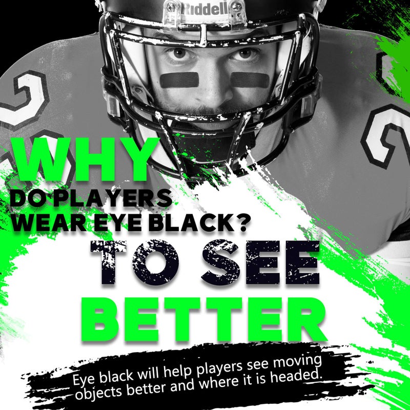 DELISOUL Eye Black Stick,Anti-Glare Eye Black for Baseball Softball Football Hockey Lacrosse,Sweat-Proof Eye Black Grease Paint for Adults Kids,Smooth & Long Lasting,Rich Full Coverage Color,.67 oz - Image 4