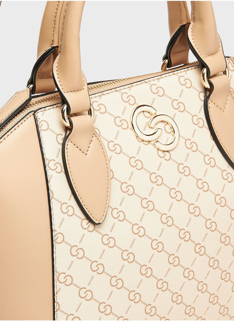 Celeste - Top Handle Tote Bag - Image 1