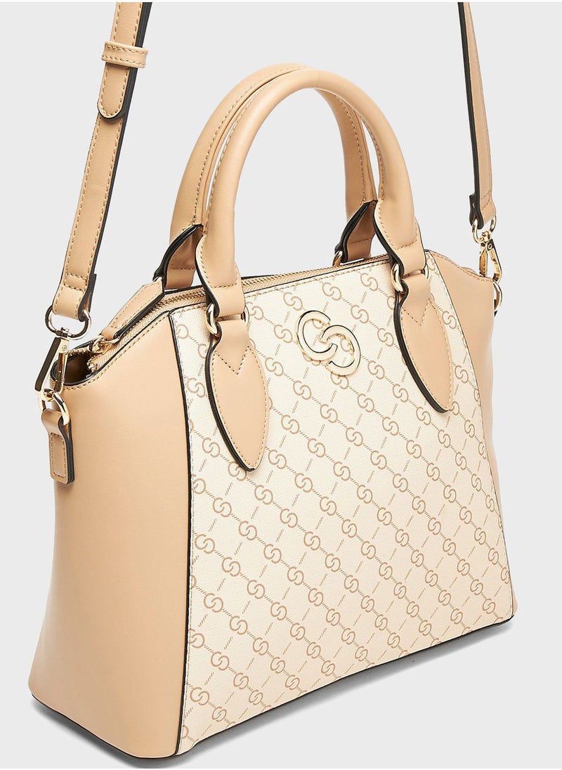 Celeste - Top Handle Tote Bag - Image 1