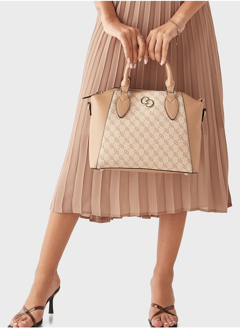 Celeste - Top Handle Tote Bag - Image 1