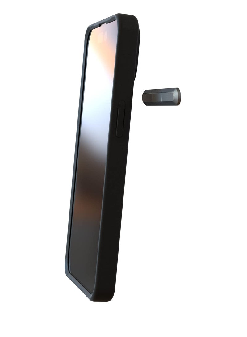 ماغباك حافظة لهاتف آيفون 14 مع 1 عصا مغناطيسية باللون الأسود - Image 2