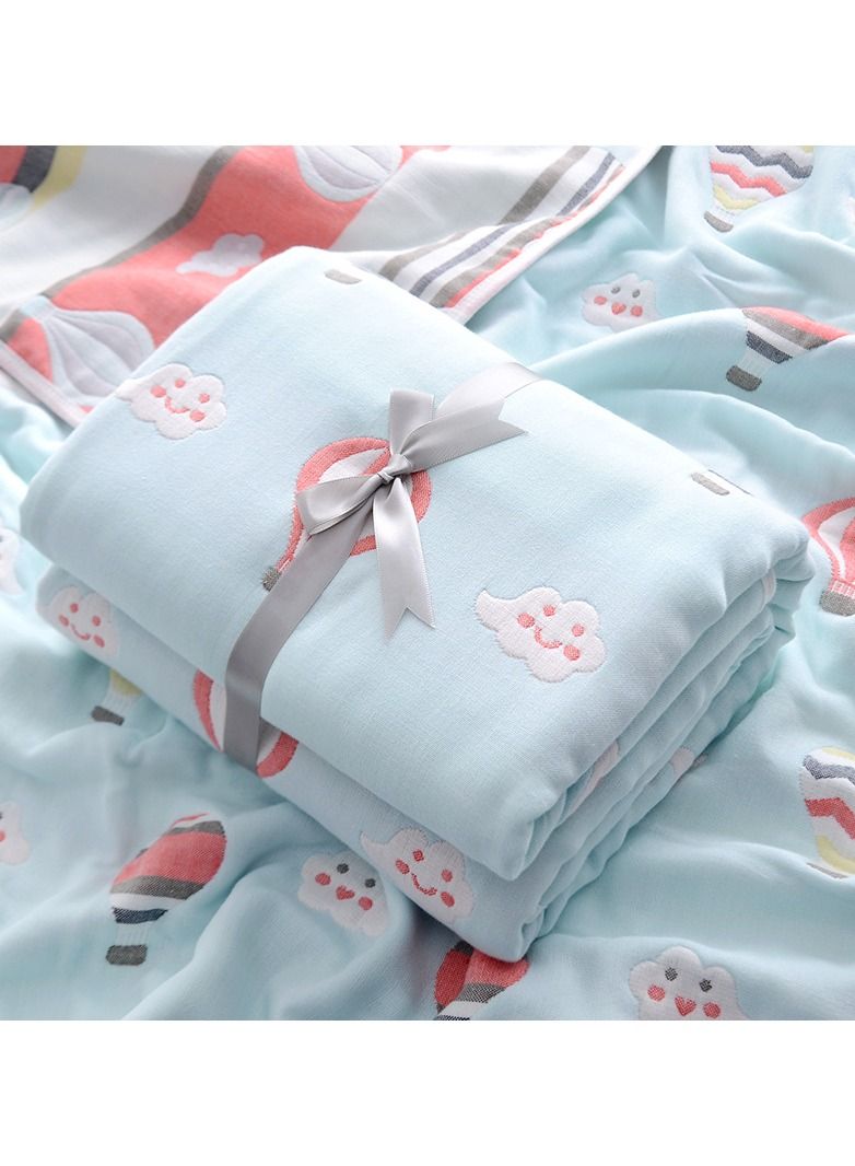 Loquat منشفة استحمام قطنية نقية بطبعة كرتونية