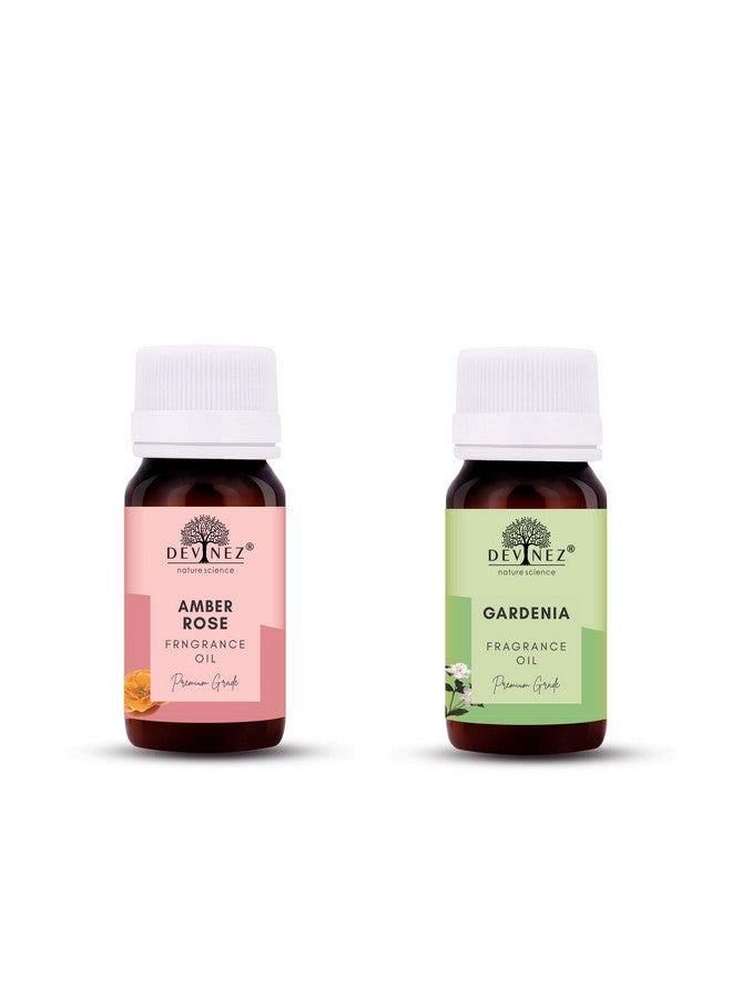 ديفينيز زيت عطري من العنبر روز جاردينيا للناشر/ناشر رائحة بالموجات فوق الصوتية/ناشر شموع صغيرة/ناشر قصب 30 مل لكل منهما - Image 1