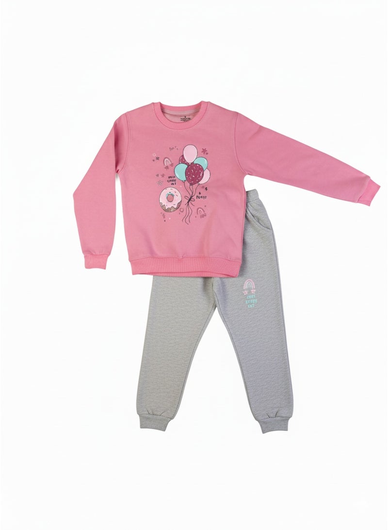 زيركون بيجامة شتوي بناتي - 3139 - Image 1