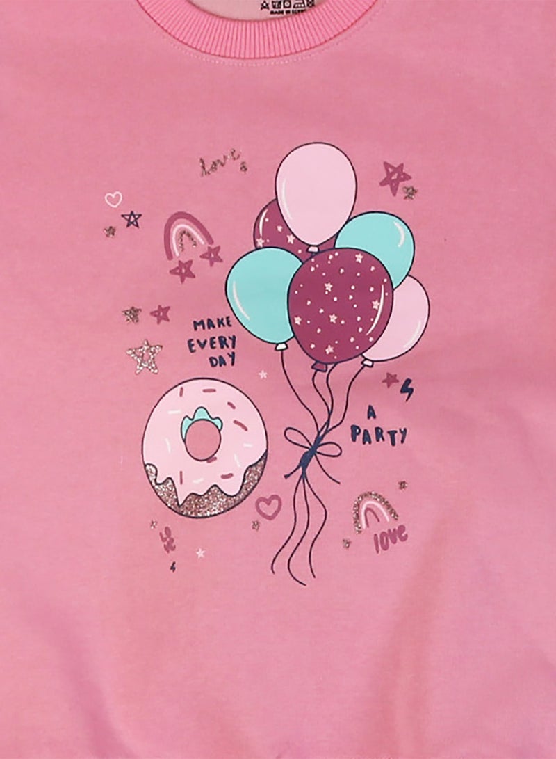 زيركون بيجامة شتوي بناتي - 3139 - Image 2