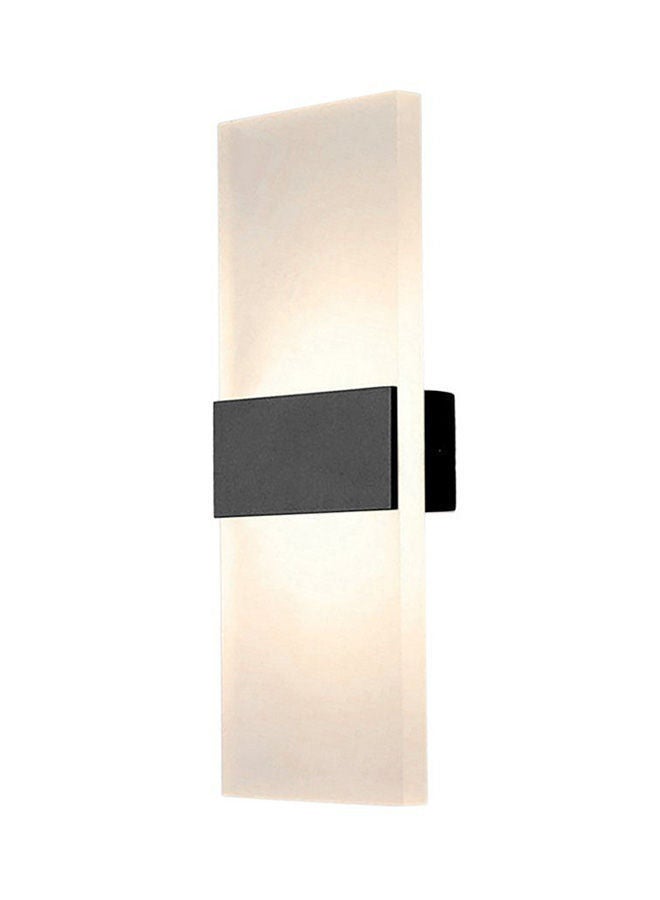 Y&D Rectangular Shape LED Wall Lamp Pure White/Black  - Image 1