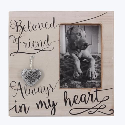 Youngs 9 x 05 x 9 Wood 4 x 6 Pet Memorial Picture Frame