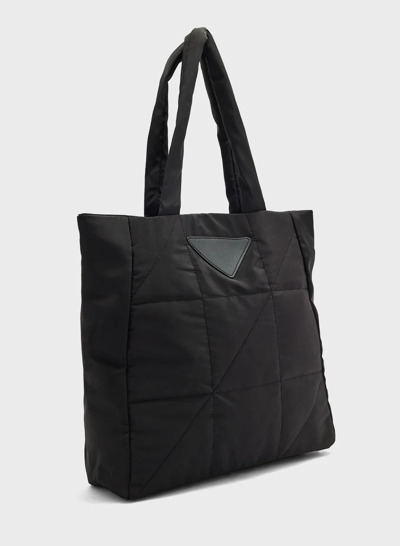 Ginger Padded Nappa Tote Bag