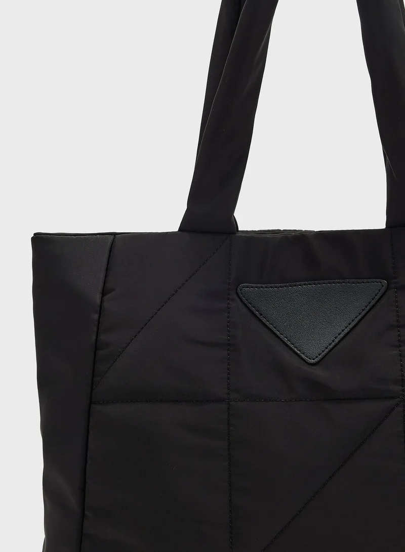 Ginger Padded Nappa Tote Bag