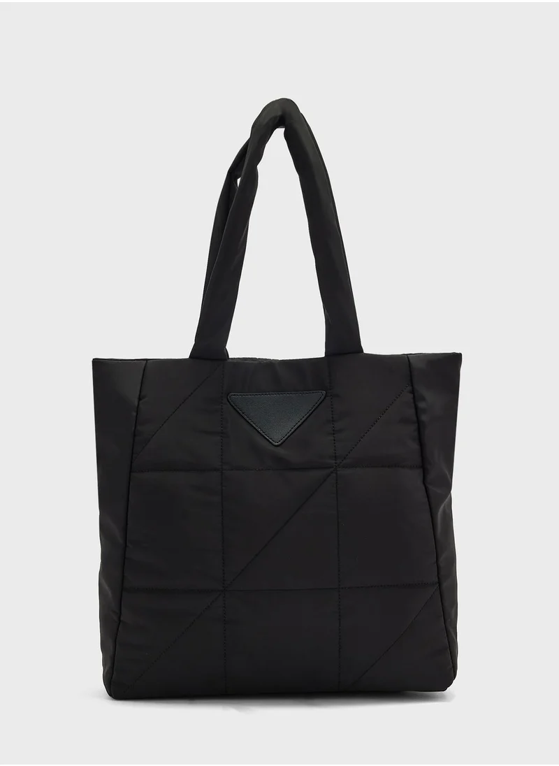 Ginger Padded Nappa Tote Bag