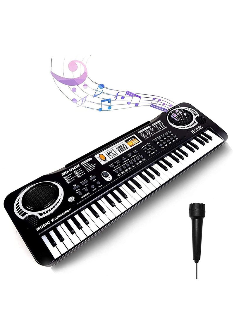 61 Keys Digital Music Electronic Keyboard Key Board Gift Electric Piano Gift  - Image 1