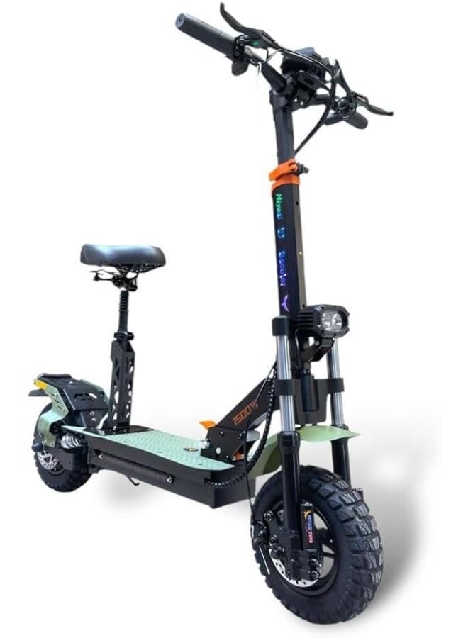 The original RT5 PRO Monster Scooter with a 1500W motor is suitable for outdoor adventures and trips. - Image 1