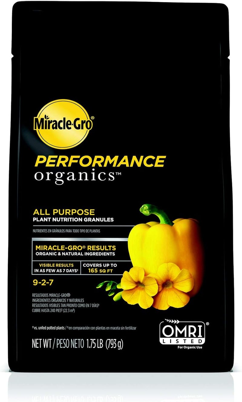 Miracle-Gro Performance Organics All Purpose Plant Nutrition Granules - 1.75 lb - Image 1