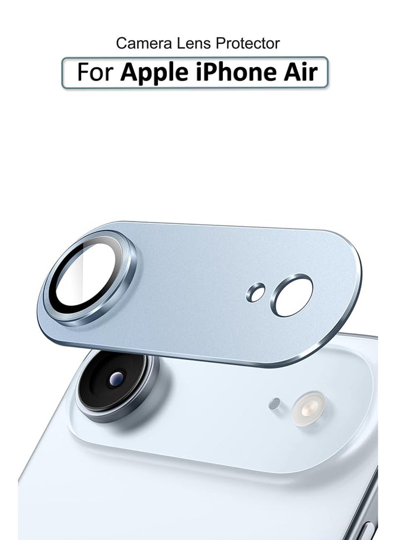 For Apple iPhone Air -  Camera Lens Protector, 9H Tempered Glass, Anti-Scratch, Case Friendly, Does Not Affect Night Shots, HD Clear - Blue - Image 1