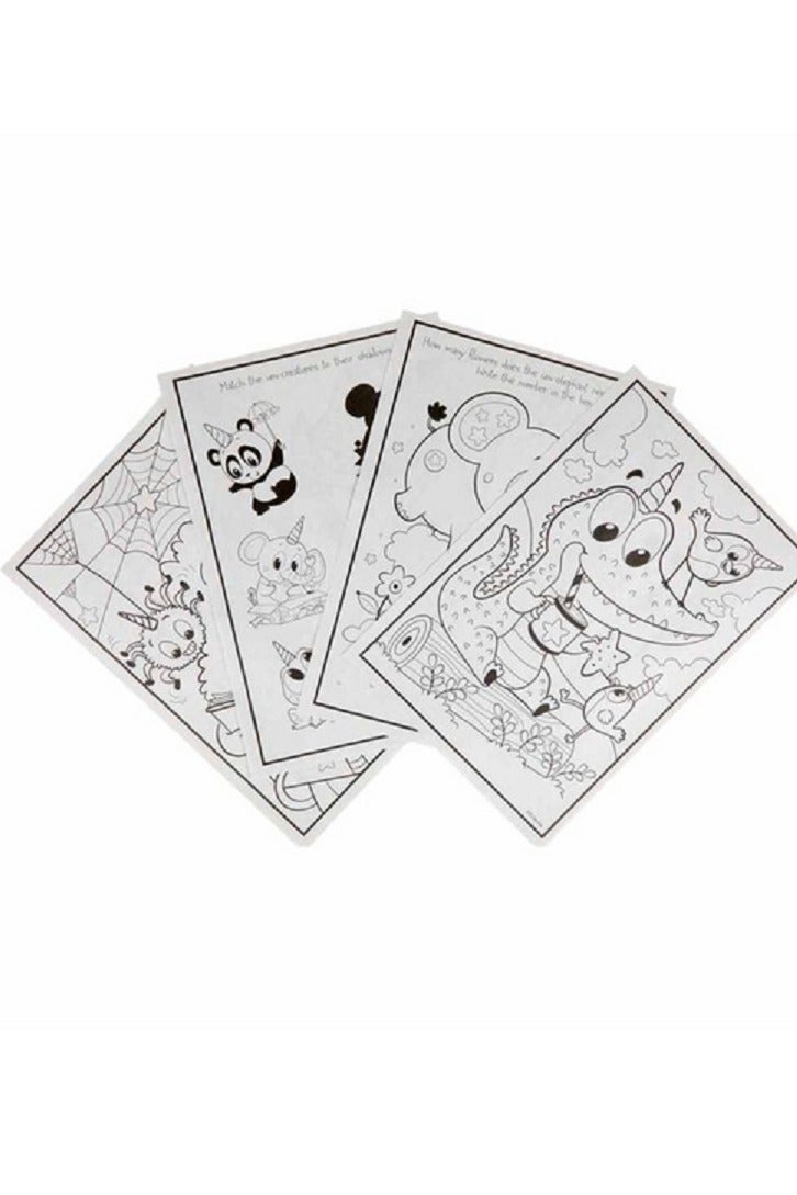 كرايولا كتاب تلوين Uni-Creatures متعدد الألوان، 96 صفحة - Image 3