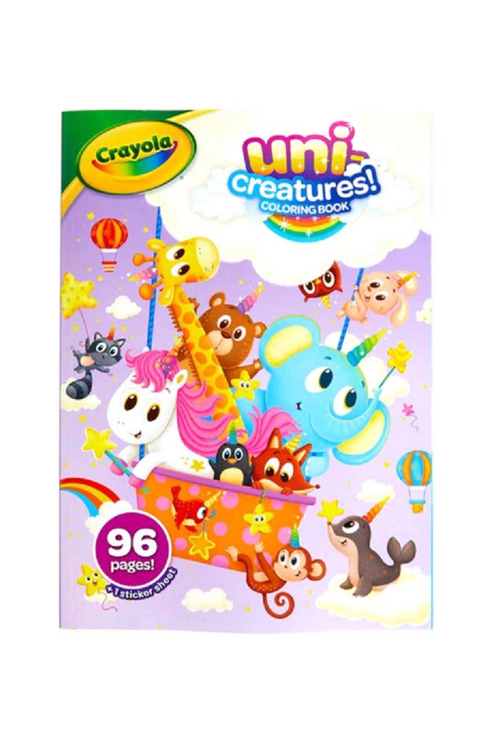 كرايولا كتاب تلوين Uni-Creatures متعدد الألوان، 96 صفحة - Image 4