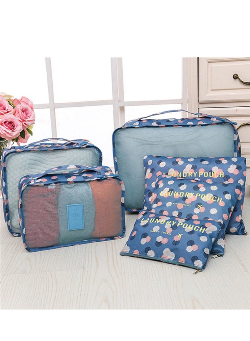 6Pcs Travel Luggage Bags Set Multi Functional Clothing Storage Organizer Pouches for Packing Organizing Home and Travel  - Image 3