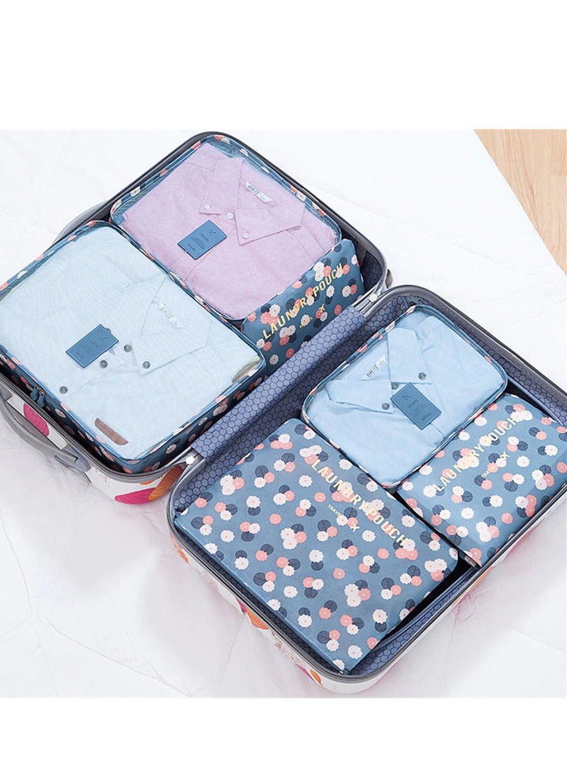 6Pcs Travel Luggage Bags Set Multi Functional Clothing Storage Organizer Pouches for Packing Organizing Home and Travel  - Image 4