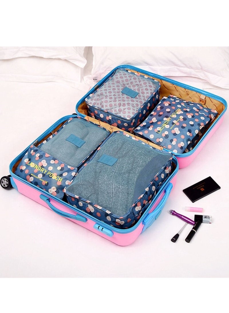 6Pcs Travel Luggage Bags Set Multi Functional Clothing Storage Organizer Pouches for Packing Organizing Home and Travel  - Image 5