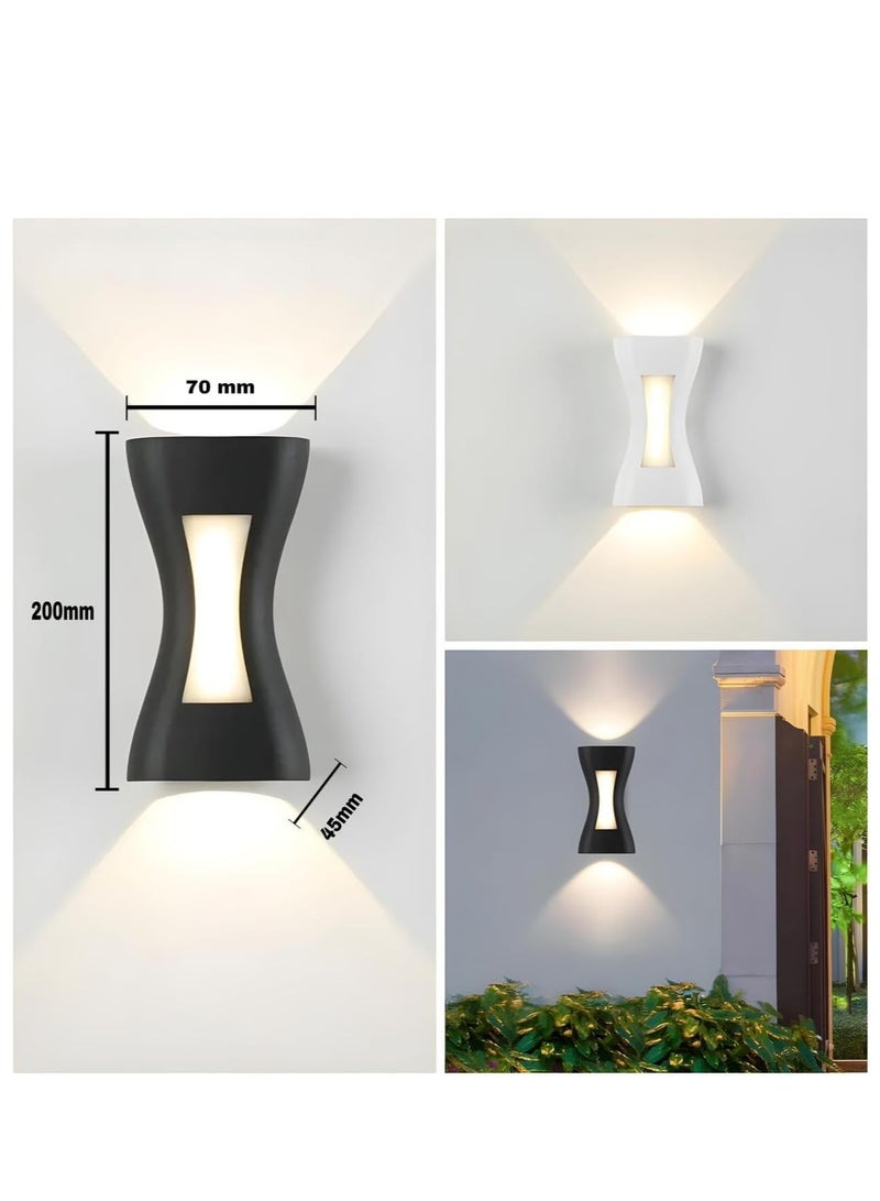 Next Life 2023 Modern Up and Down LED Wall Lamp 3000K Indoor Outdoor Wall Light Waterproof Wall sconce For Garden Lawn And Balcony Warmwhite - Image 2