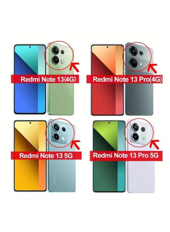 Black Phone Case For Xiaomi Redmi Note 13 Pro Plus Comfortable Semi Transparent - Image 3