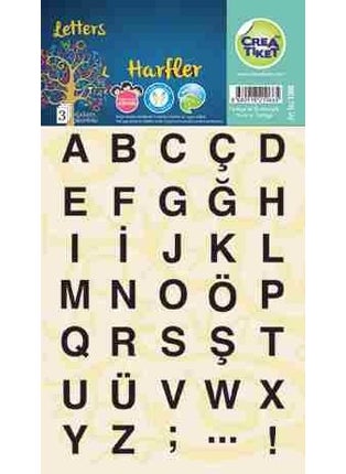 Crea Ticket Crea Label Education Letters 8.7X16.2 Cm 1066 