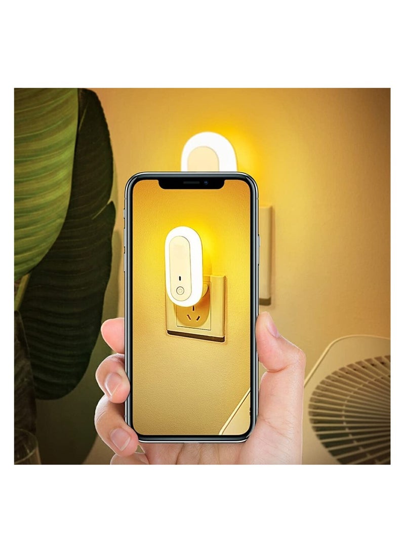 KASTWAVE ضوء الليل عن بُعد، كاست ويف لمصباح جانب السرير لغرفة نوم الأطفال، مصباح LED، مصباح ليلي، مصباح جانبي LED، ضوء ليلي تلقائي للأطفال ومصابيح حضانة الأطفال، توصيله في الحائط مع جهاز التحكم عن بُعد - Image 4