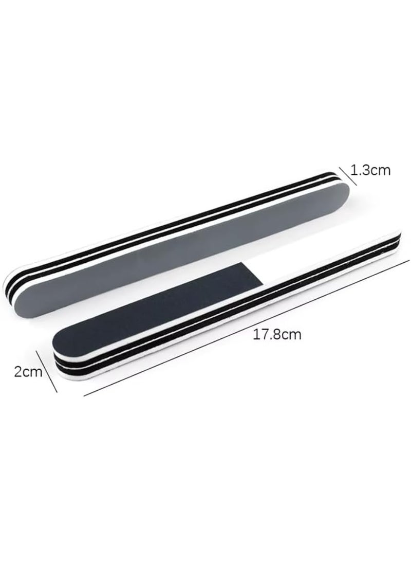 Professional Nail File – Double Sided Emery Board for Natural & Acrylic Nails – Reusable Fingernail Filer, Nail Care Tool for Manicure & Pedicure - Image 3