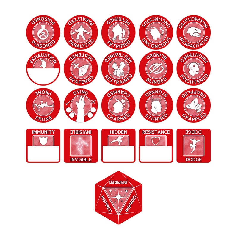 Gale Force Nine Sorcerer Token Set  Multi - Image 3