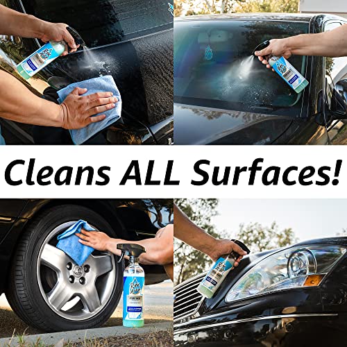 Rev Auto Waterless Car Wash Kit - Cleans Vehicles Without Water Source/Includes Two 16oz Waterless Wash Spray Cleaner and Microfiber Towels | Car Exterior Cleaner | No Rinse Car Wash Cleaning Spray - Image 4