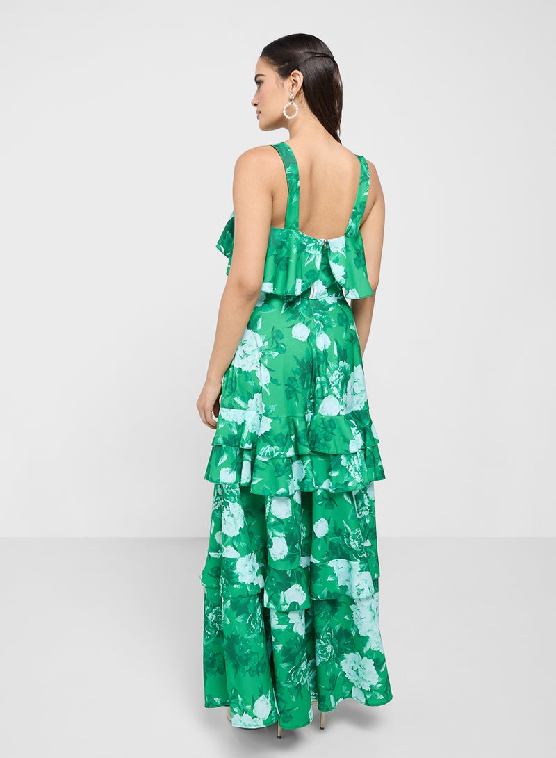 ELLA Floral Print Top & Skirt Set  - Image 2