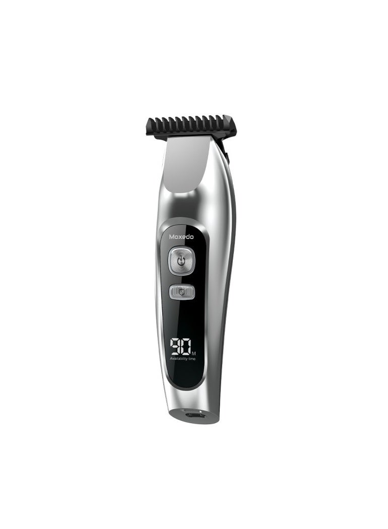Moxedo Wireless Hair Trimmer Cordless Hair Clipper for Men Dual Charging Port, Sharp Stainless Blade and Intuitive Control Battery Status Display with 3 Sizes Combs - Image 1