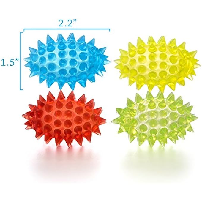 Pick A Toy Sensory Spiky Rollers Set: 4-Pack Egg-Shaped Stress Relief Toys in Gift Box | Eco-Friendly BPA/Latex-Free Fidget Toy for Kids & Adults - Image 3