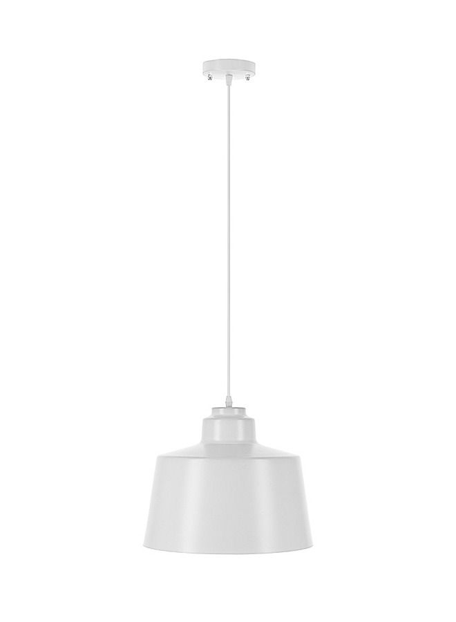 El Rawda Lighting Bonta Ceiling Lamp - Single | modern decorative LED E27 pendant light ceiling lamp hanging | suitable for any room | Color: White | Size: 70x30 cm - Image 2