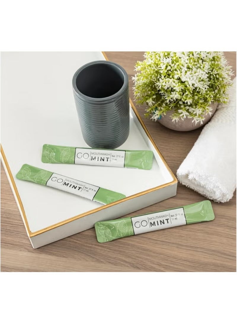 GO Mouthwash Smooth Mint- 5 Packet Bag - Image 2