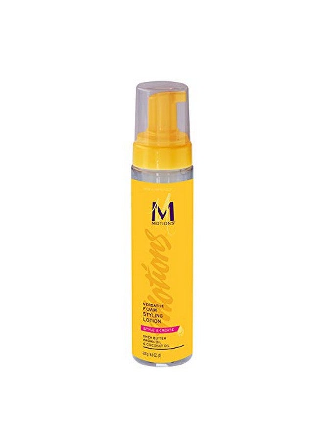 Motions Style And Create Versatile Foam Styling Lotion For Use On All Hair Types Lightweight Formula Contains Shea Butter Argan Oil & Coconut Oil 8.5 Oz - Image 1